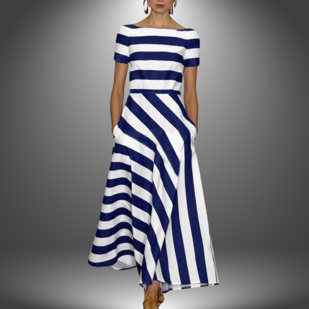 Women's Striped Maxi Dress