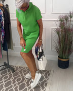 Dames Hoodie Mini Jurk Relaxed Fit