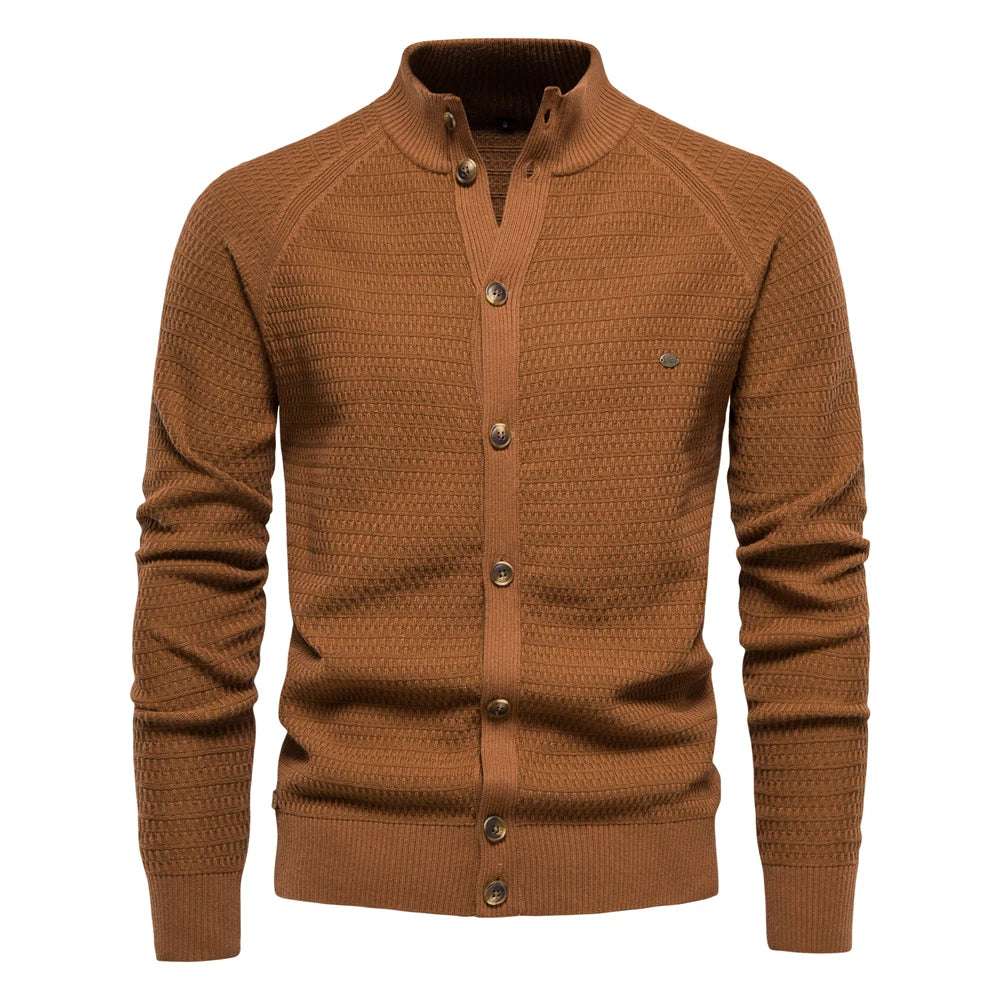 Werner Vest | Heren Gebreid Knoopvest voor Winterdagen