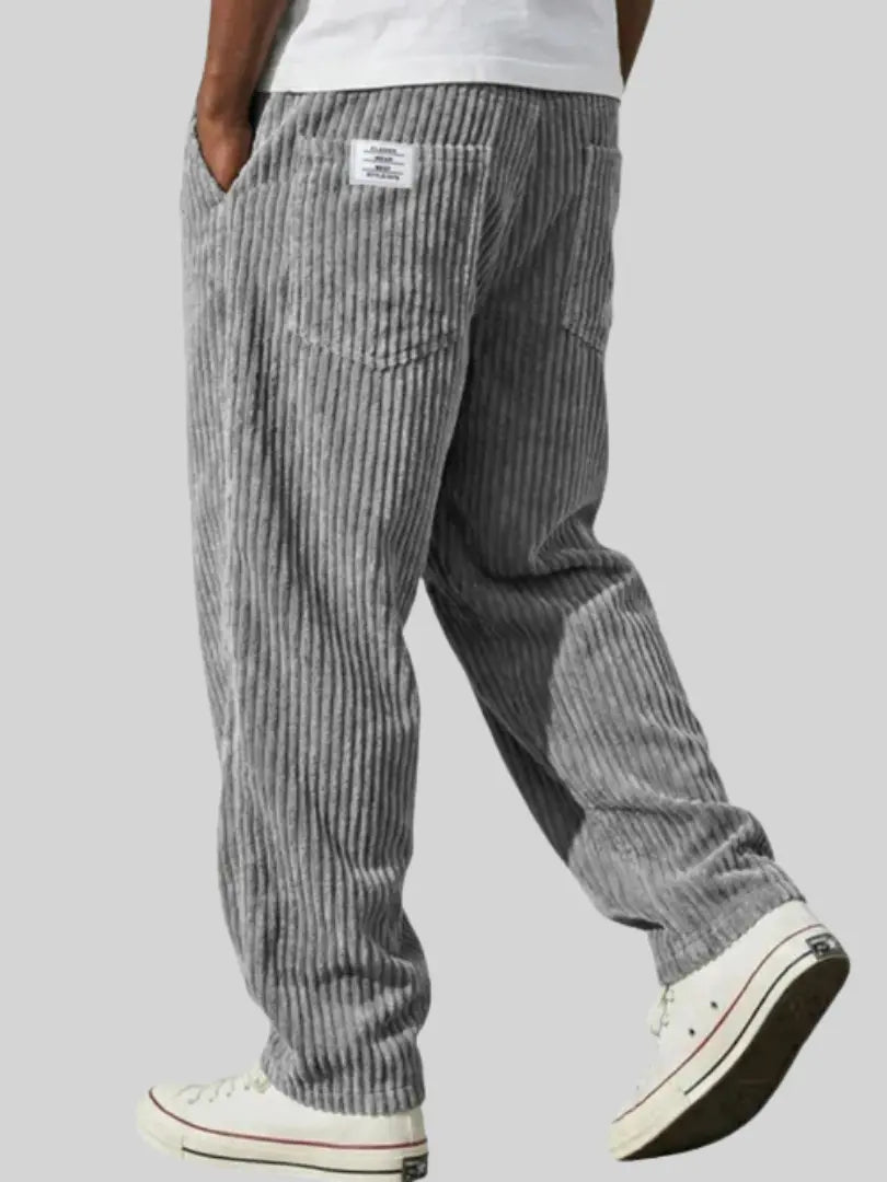 Heren Casual Corduroy Broek Montarello