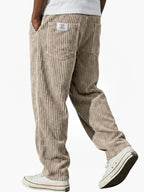 Heren Casual Corduroy Broek Montarello