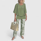 Dames Elegante Tweedelige Set