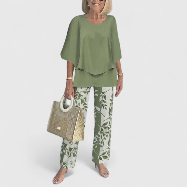 Dames Elegante Tweedelige Set