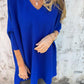 Vera Trui | Dames Herfst Oversized Gebreide V-Hals Trui met Lage Schouders