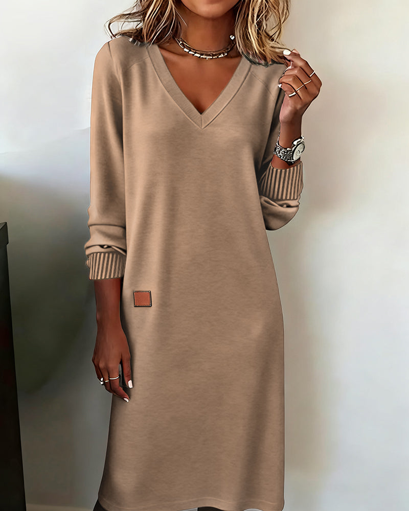 Dames Comfortabele Midi Jurk