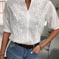 Wybina Blouse | Geborduurde Bloemen Kant Top