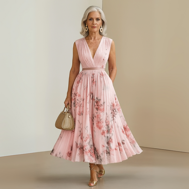 Dames Maxi Jurk Mouwloos Zomer