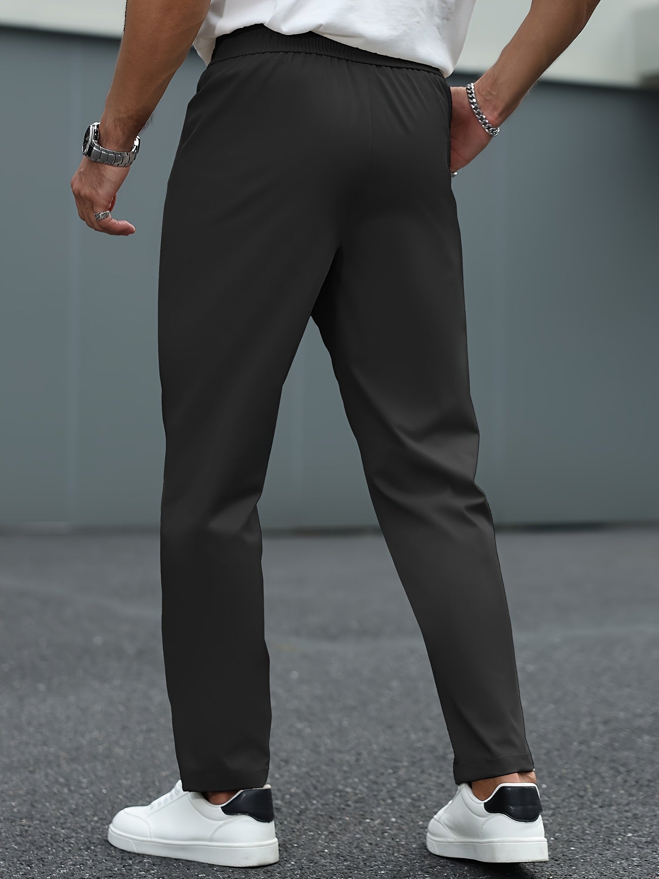 Heren Tapered Comfort Broek met Trekkoord Montarello