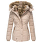 Orisia Coat | Dames winterjas met bontvoering