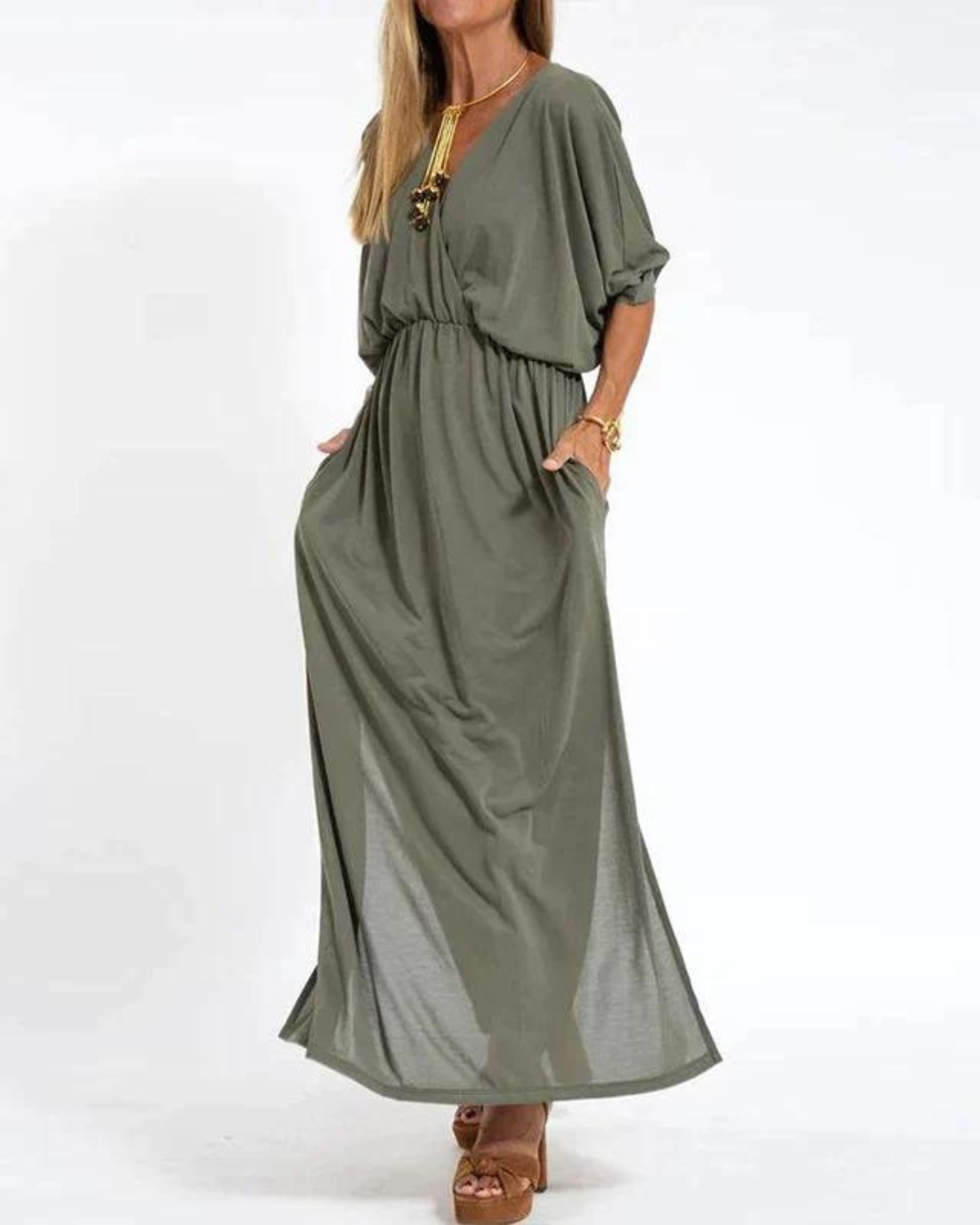 Dames Lange Maxi Jurk