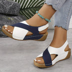 Dames Slingback Sandalen Open Teen
