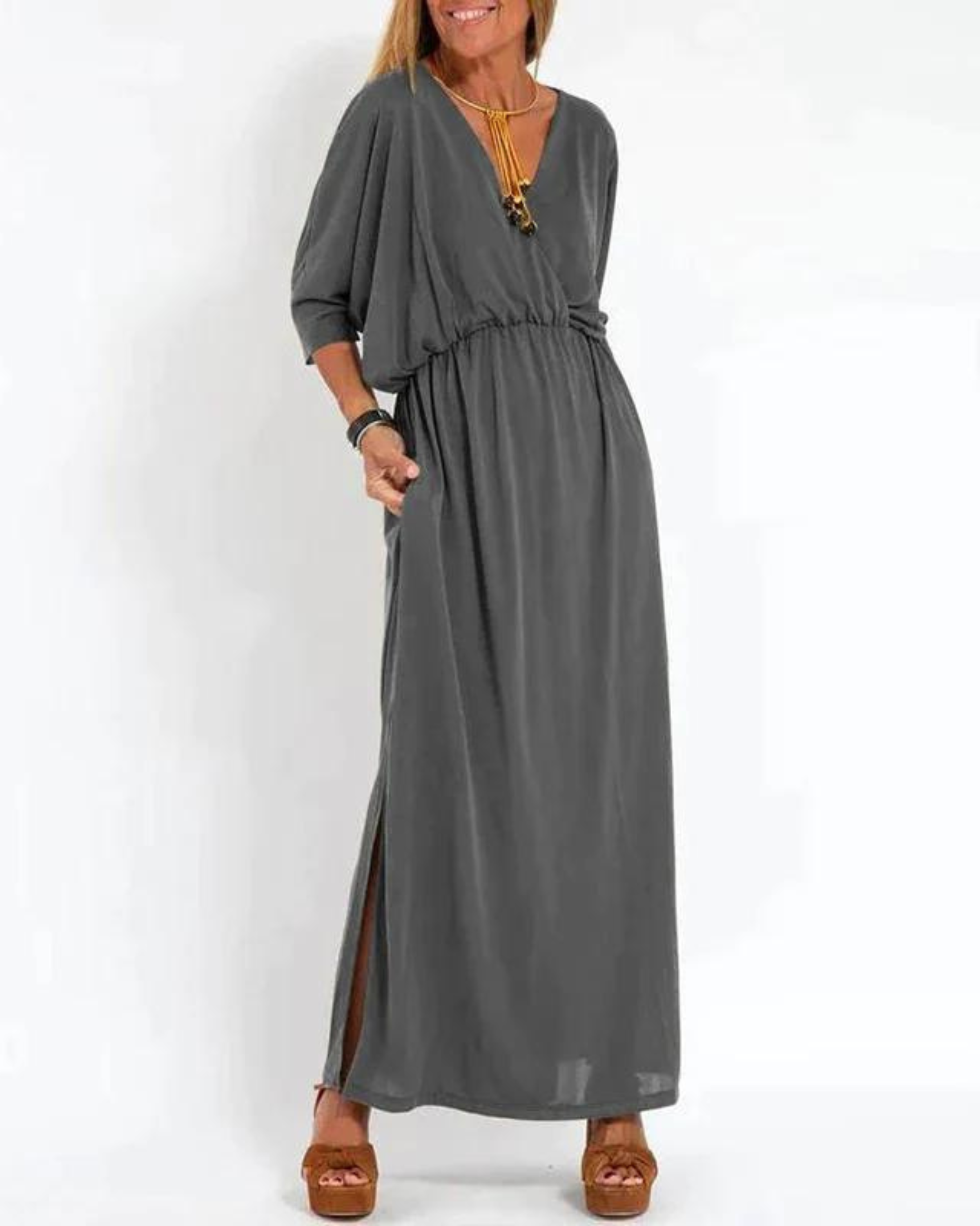 Dames Lange Maxi Jurk