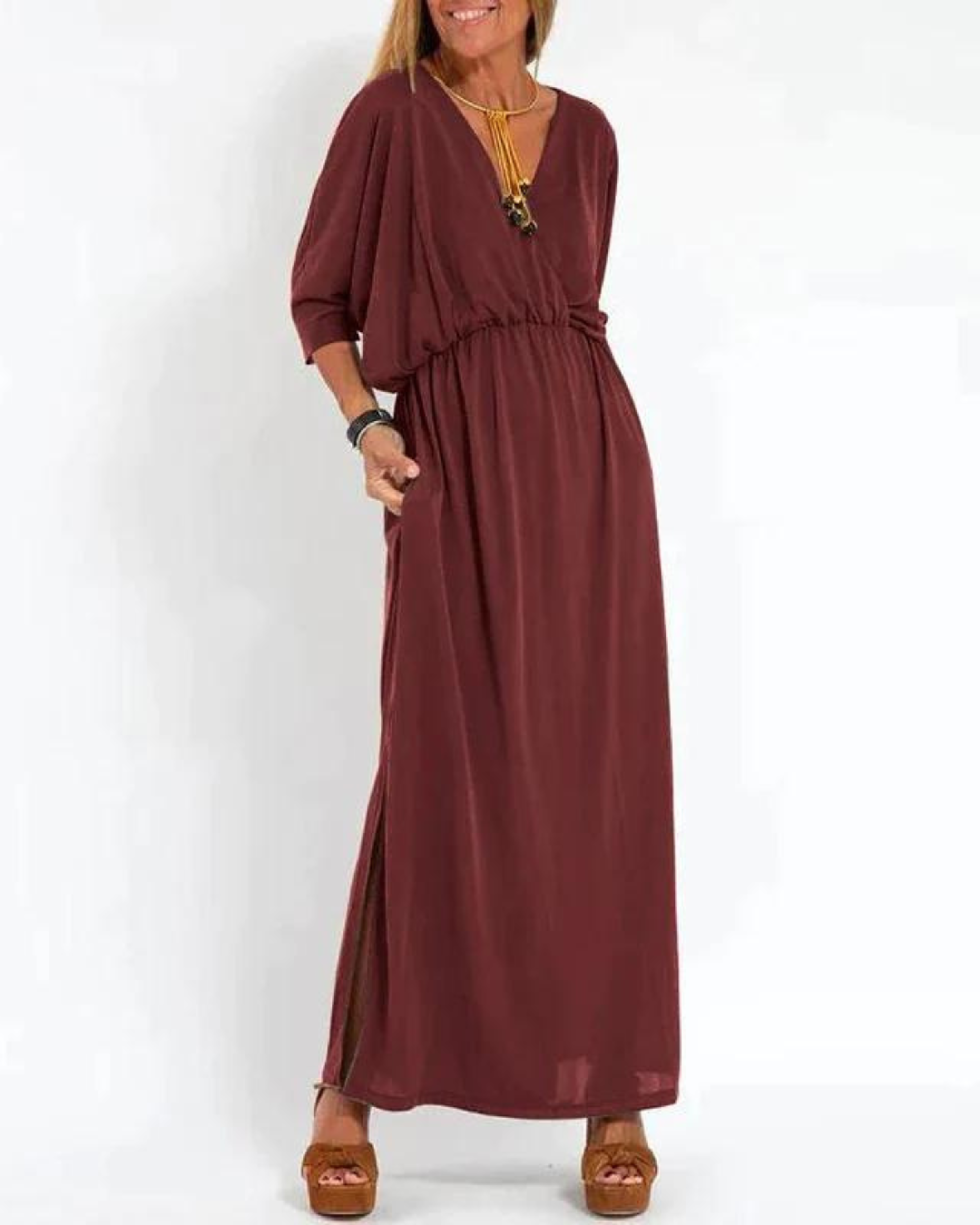 Dames Lange Maxi Jurk