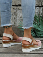 Dames Orthopedische Geweven Sandalen met Demping