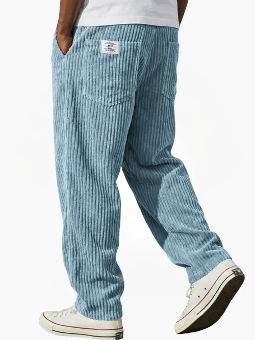 Heren Casual Corduroy Broek Montarello