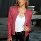 Udelia Jacket | Dames Elegante Glitter Lange Mouwen Jacket