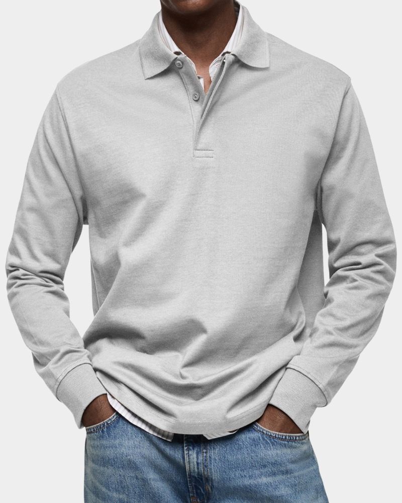 Heren Polo met Lange Mouwen Montarello