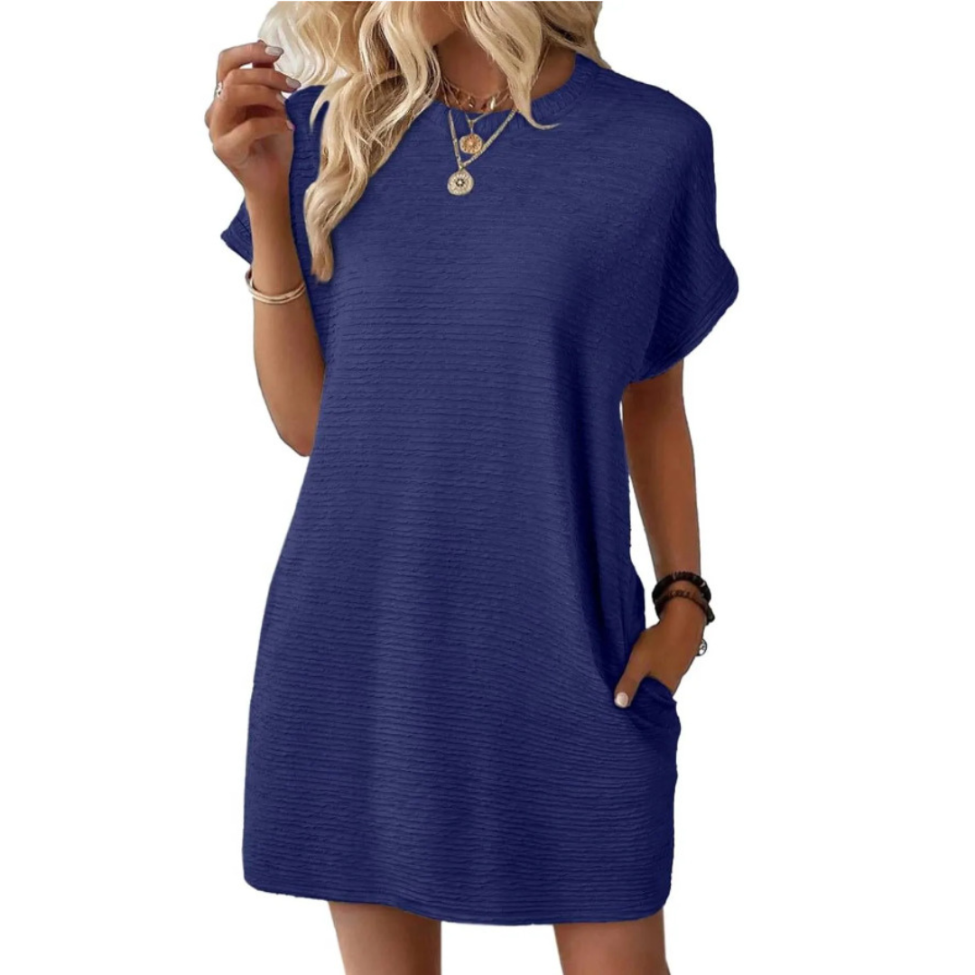 Dames Minimalistische Zomer Mini Jurk