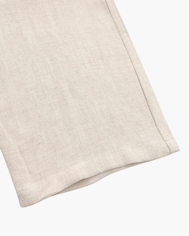 Heren Linnen Broek Lichtgewicht Relaxed Fit