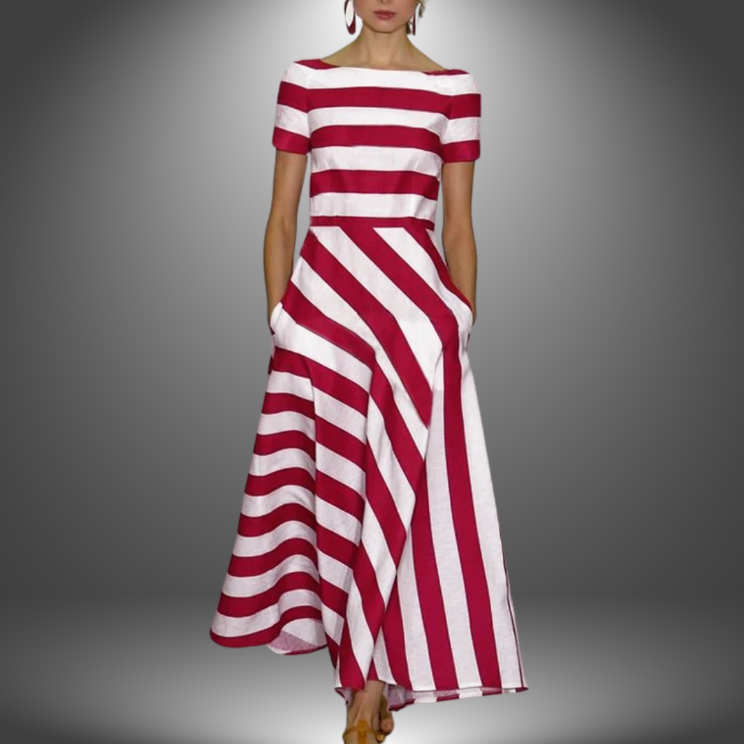 Women's Striped Maxi Dress