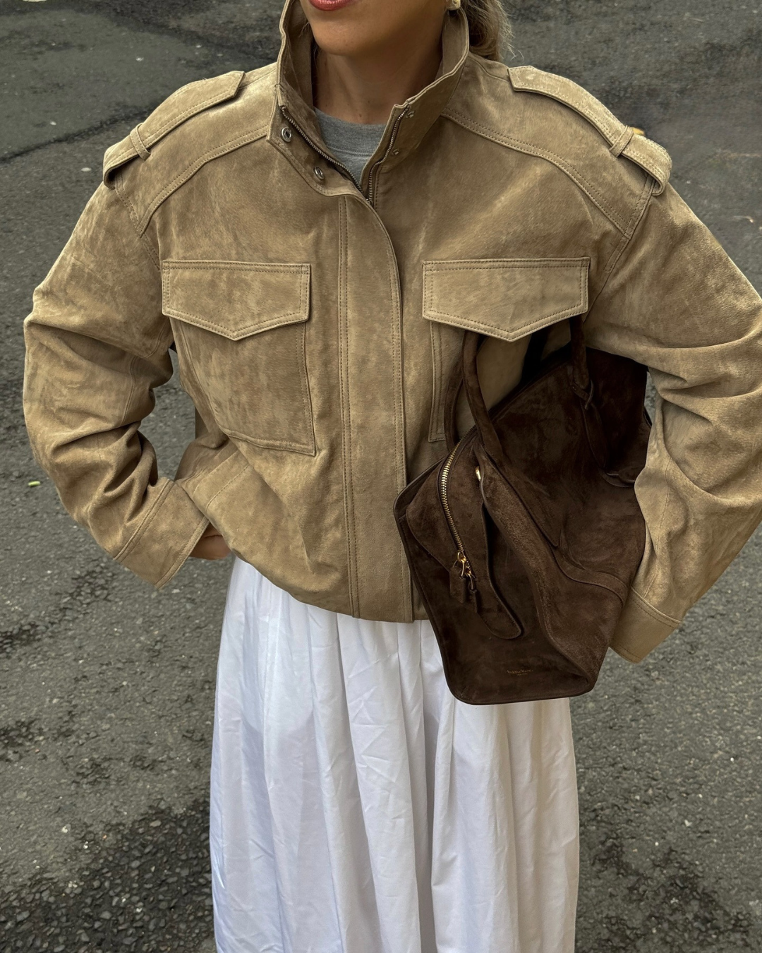 Whitleigh Jack | Dames Herfst Suède Utility Jack