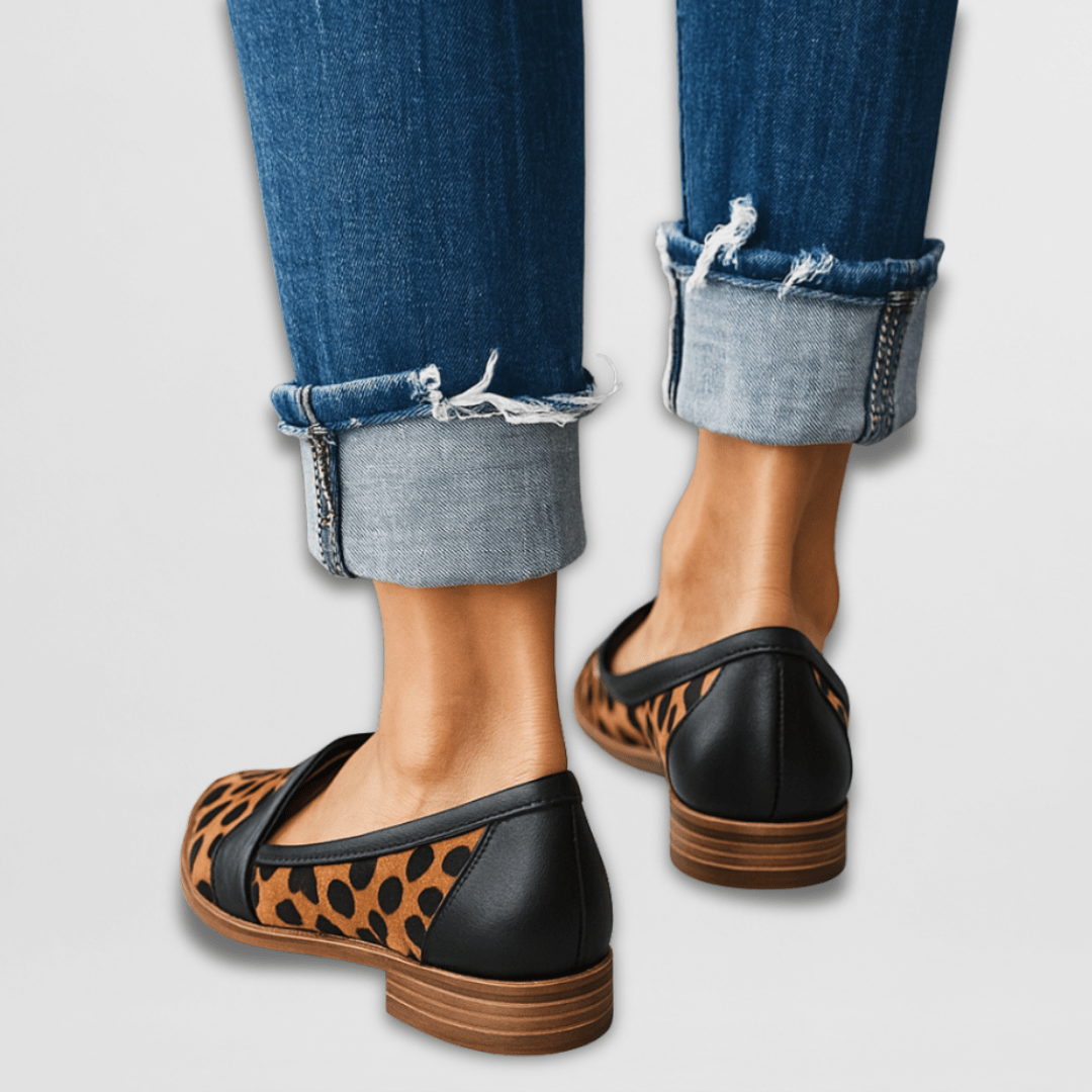Dames Orthopedische Suède Loafers Zacht