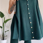 Naia Set | Lange Mouw Knoop Down Overhemd en Broek Set