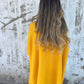 Vera Trui | Dames Herfst Oversized Gebreide V-Hals Trui met Lage Schouders