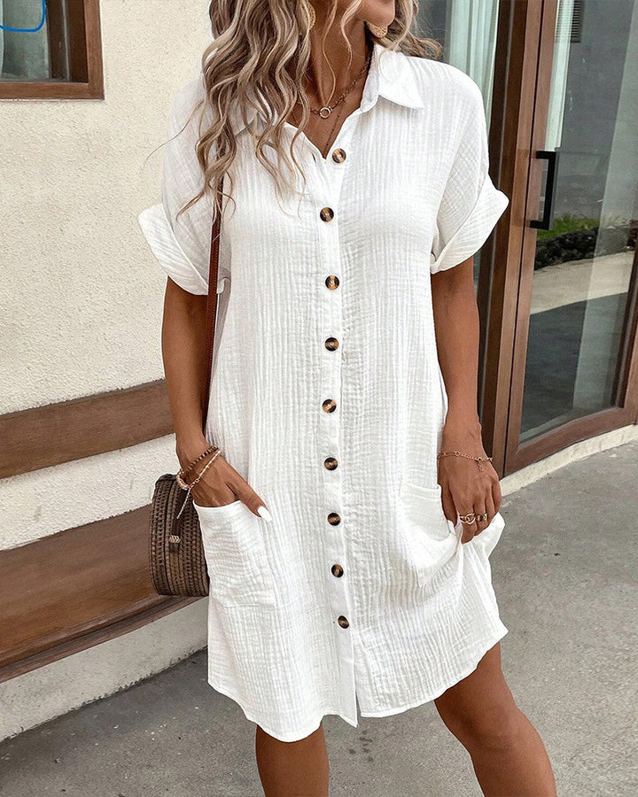 Dames Comfortabele Zomer Mini Jurk