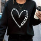 Bonny Trui | Casual Hart Print Trui