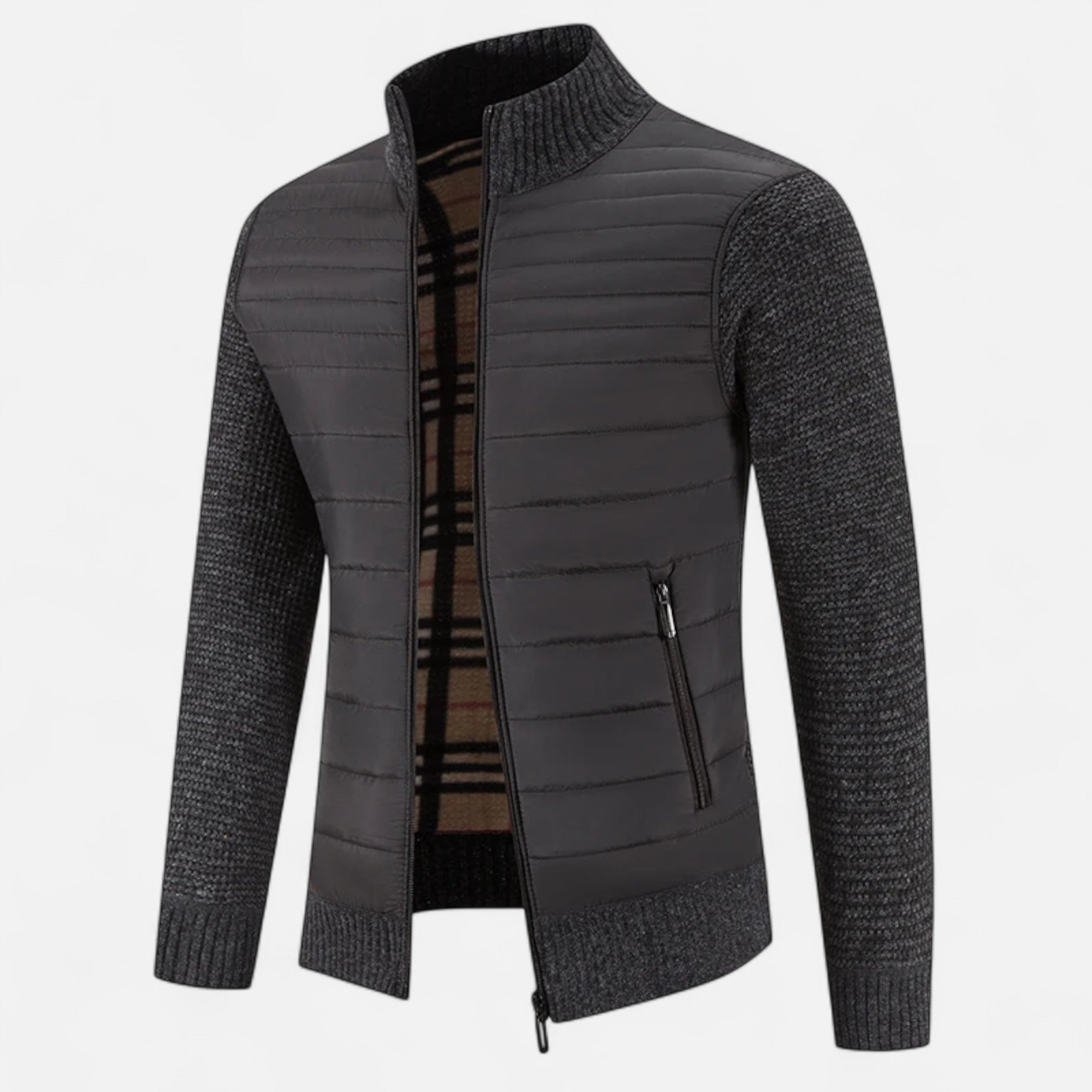 Heren Gevoerde Ribjas Heritage Stijl