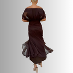 Women's Dress | Draped V-Neck Maxi