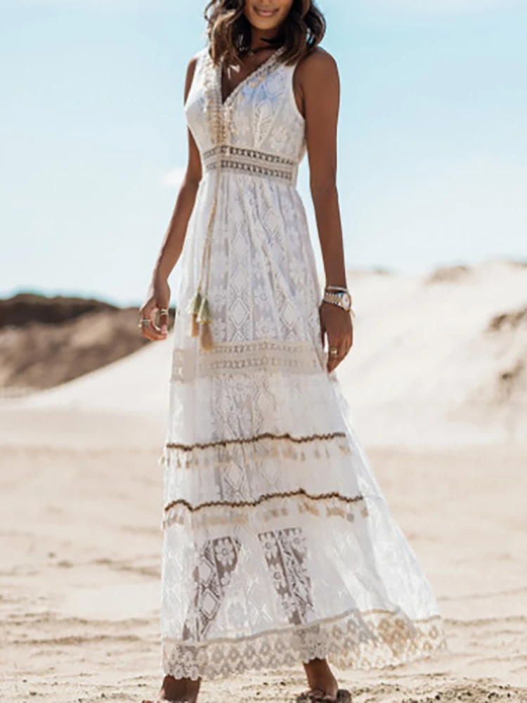 Women's Bohemian Maxi Dress