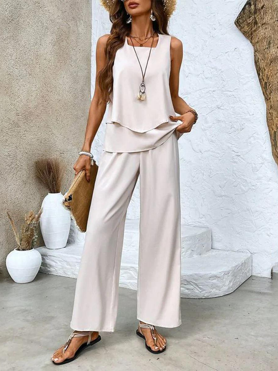 Dames Elegante Twee Delige Zomer Set