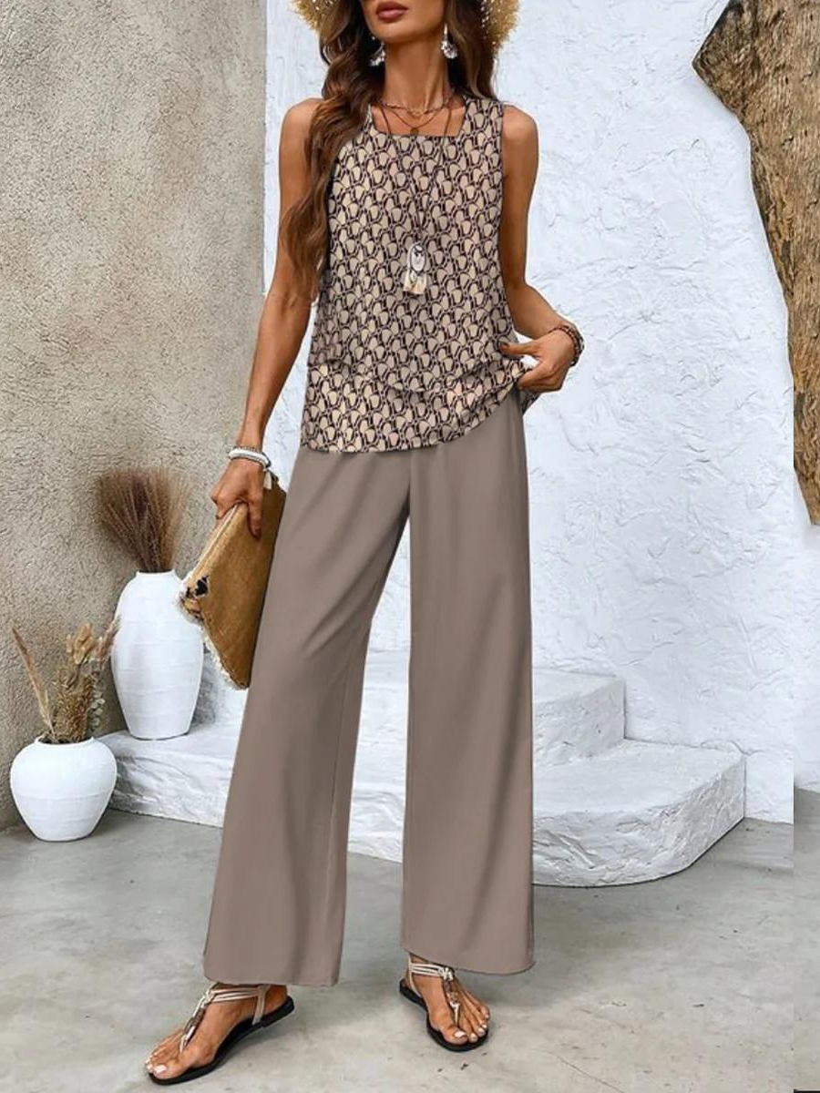 Dames Elegante Twee Delige Zomer Set