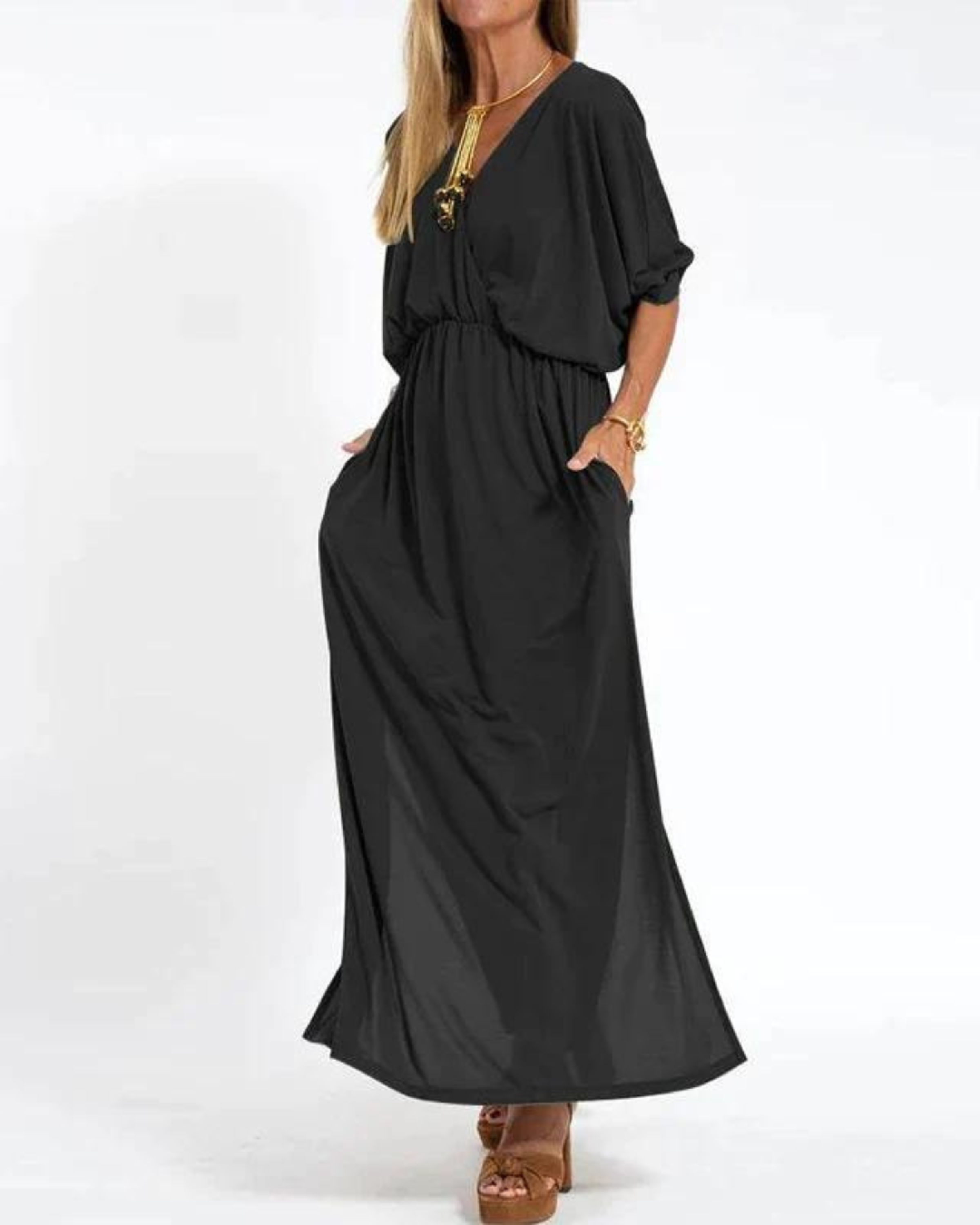Dames Lange Maxi Jurk