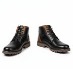 Heren Halfhoge Warme Laarzen Retro Stijl
