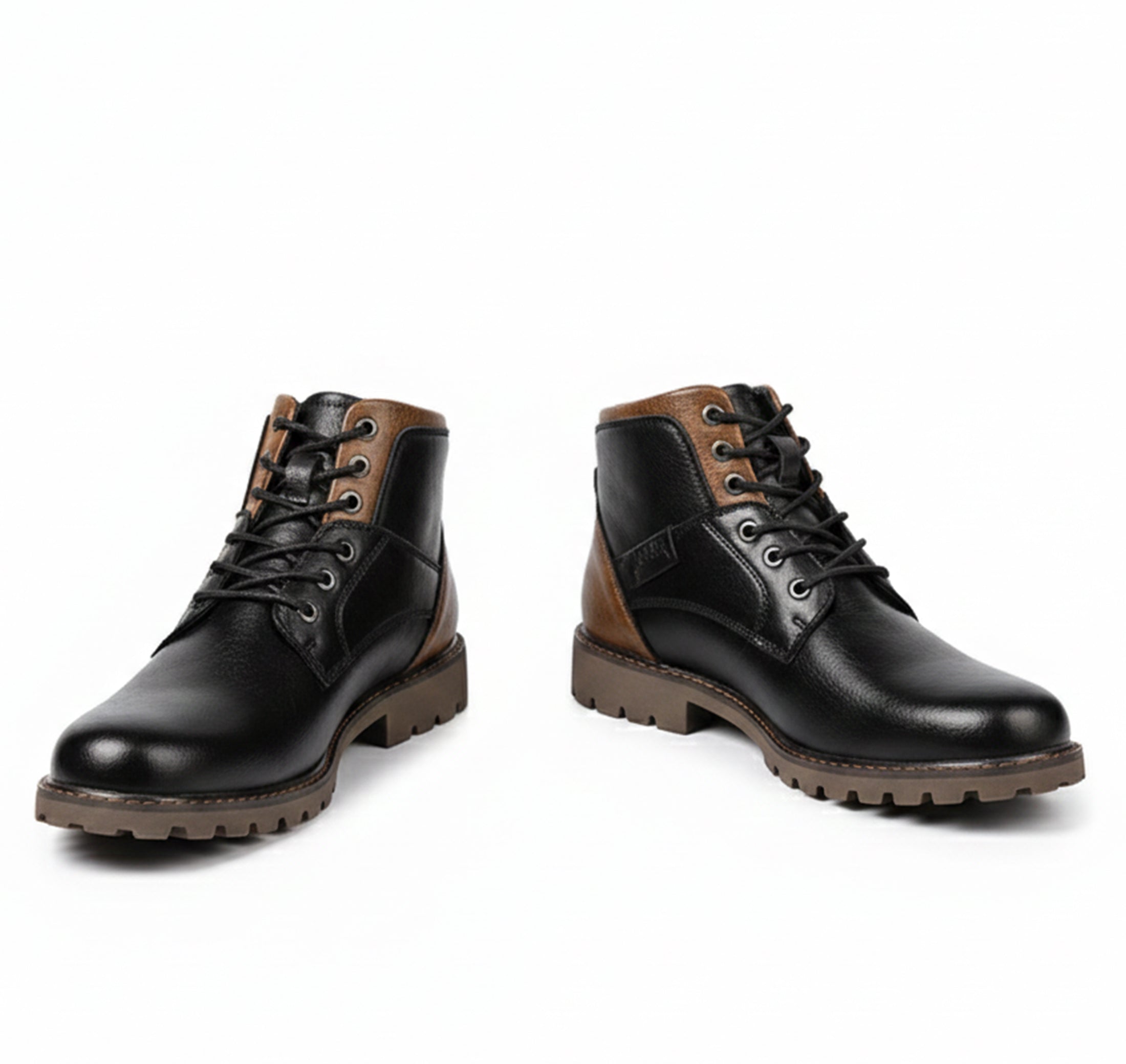 Heren Halfhoge Warme Laarzen Retro Stijl