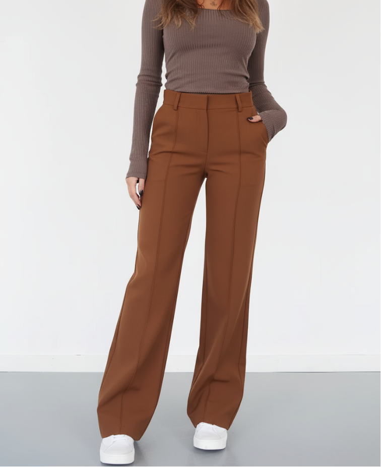 Dames Aansluitende Wijde Broek Montarello SculptFit