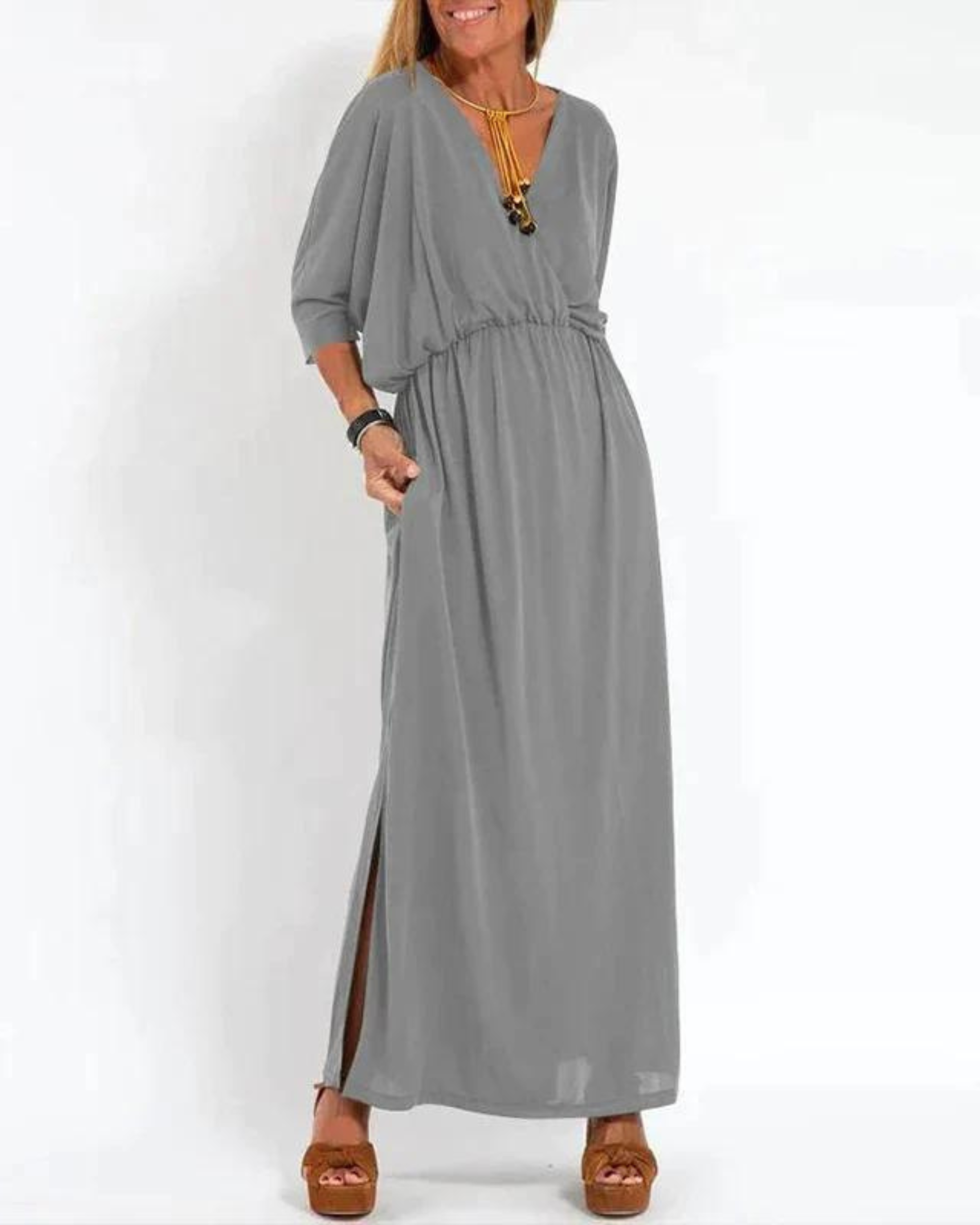 Dames Lange Maxi Jurk