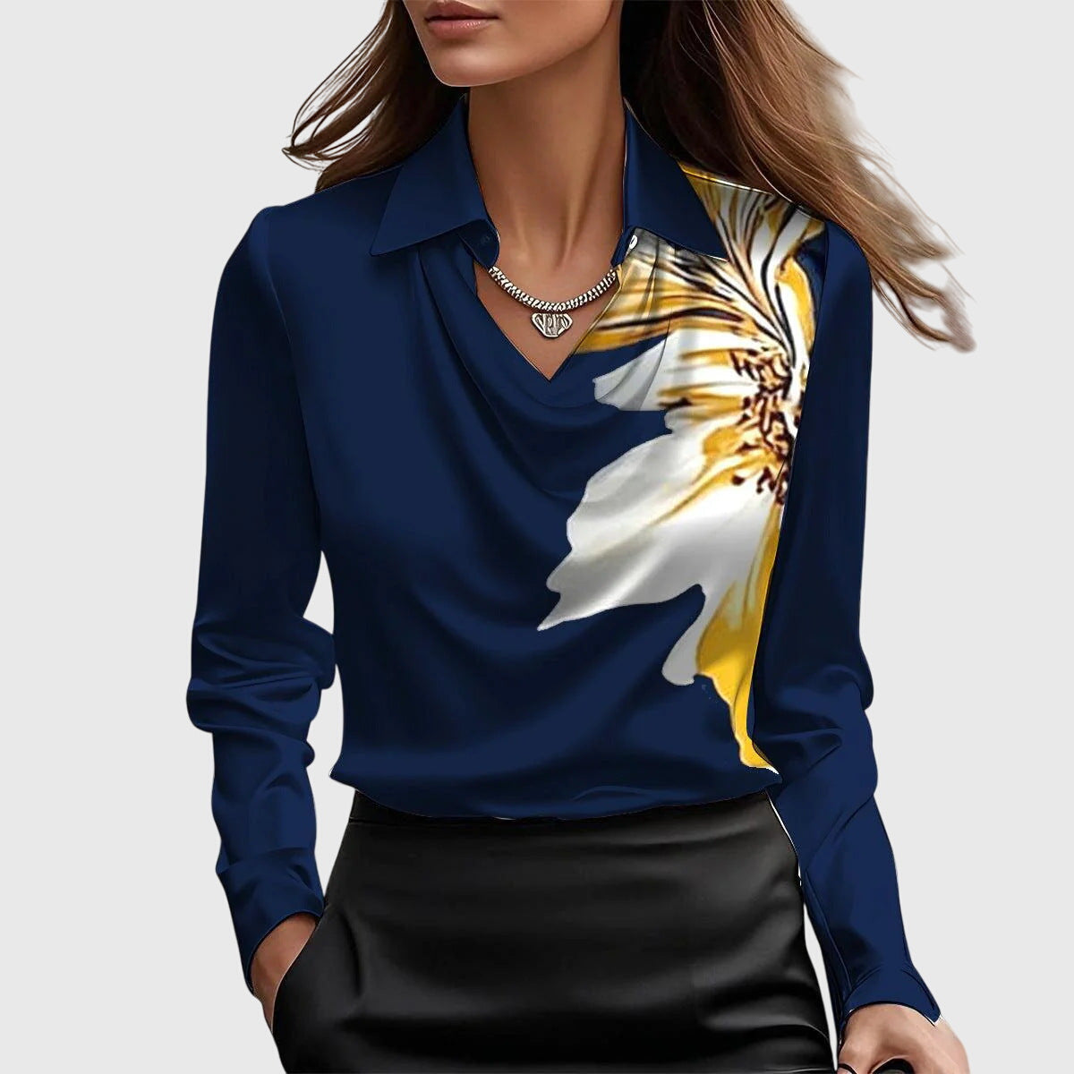 Dames Elegante Blouse Verfijnde Stijl