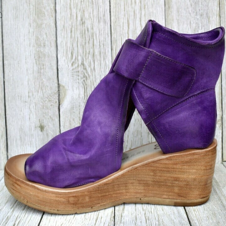 Dames Sleehak Sandalen met Gespband