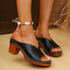 Dames Orthopedische Sandalen met Dikke Hak