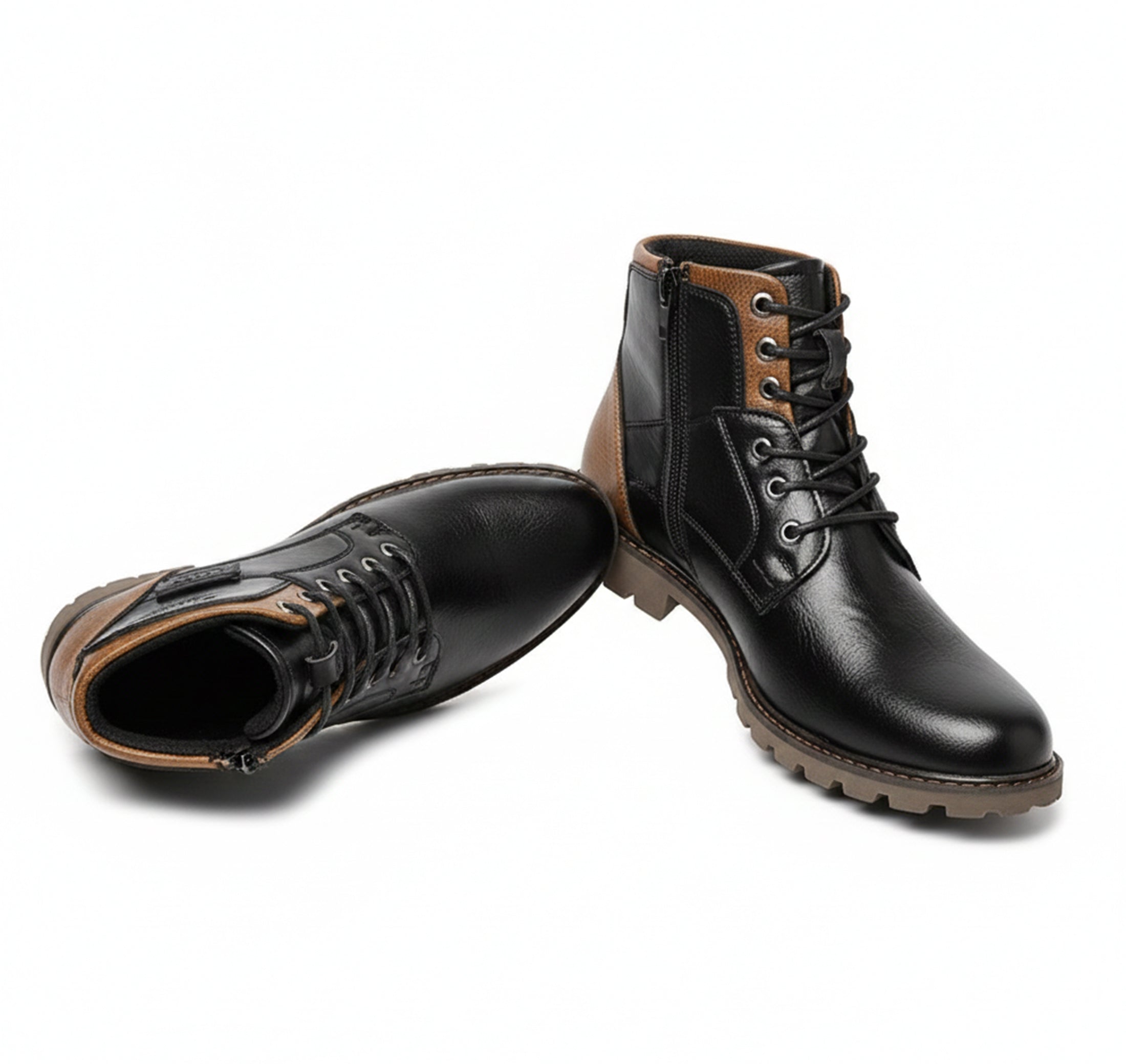 Heren Halfhoge Warme Laarzen Retro Stijl