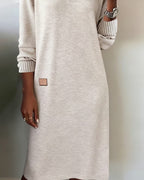 Dames Comfortabele Midi Jurk