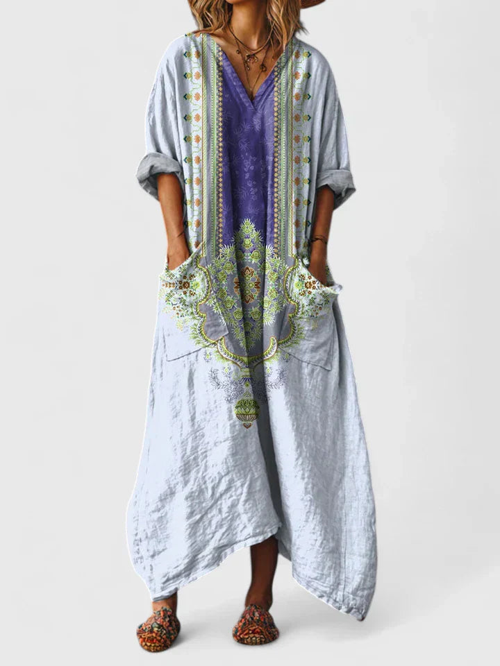 Dames Elegante Maxi Jurk Verfijnde Stijl