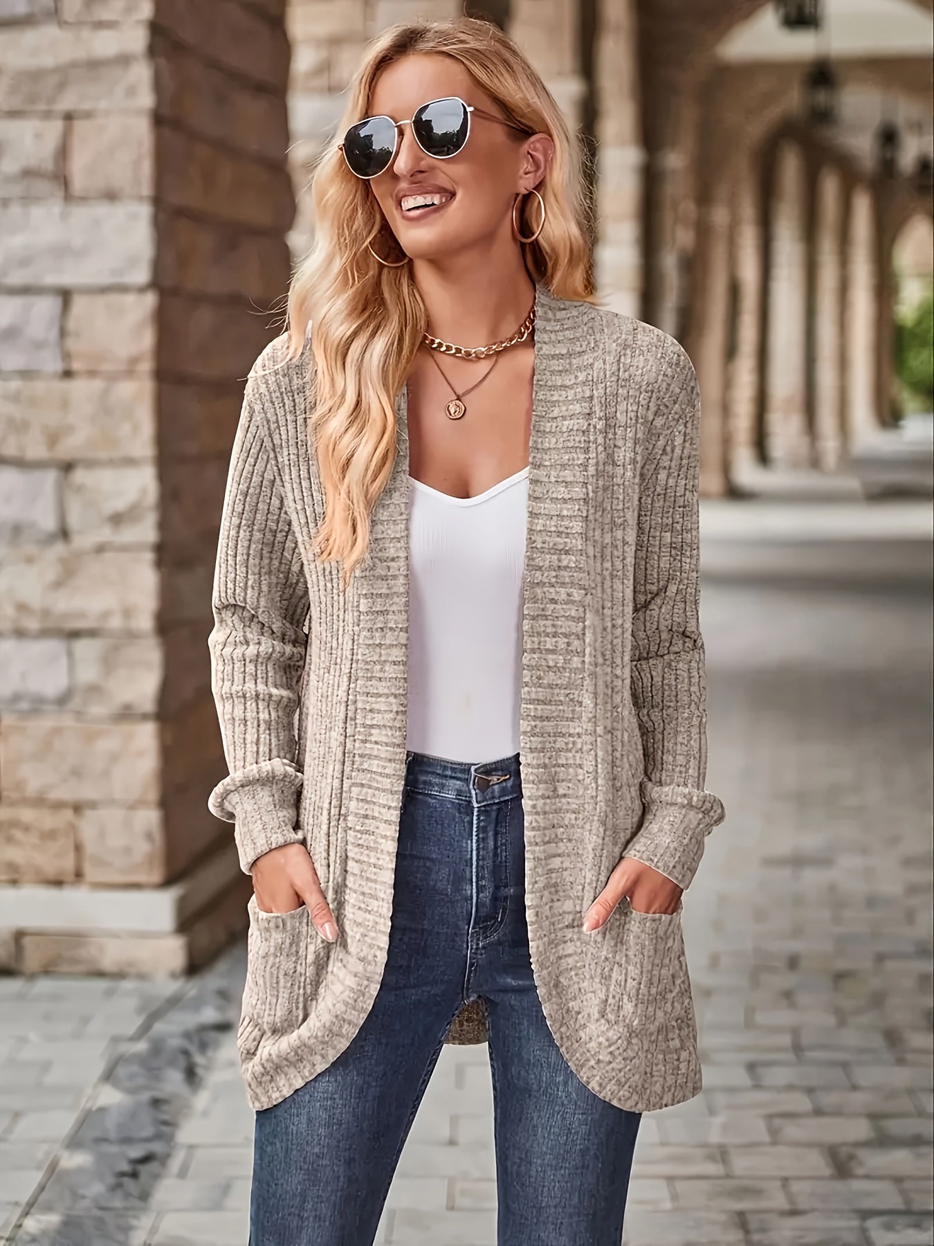 Wesley Vest | Dames Herfst Casual Fleece Gebreid Vest