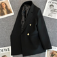 Bubbles Blazer | Vintage Mode Eén Knoop Blazer