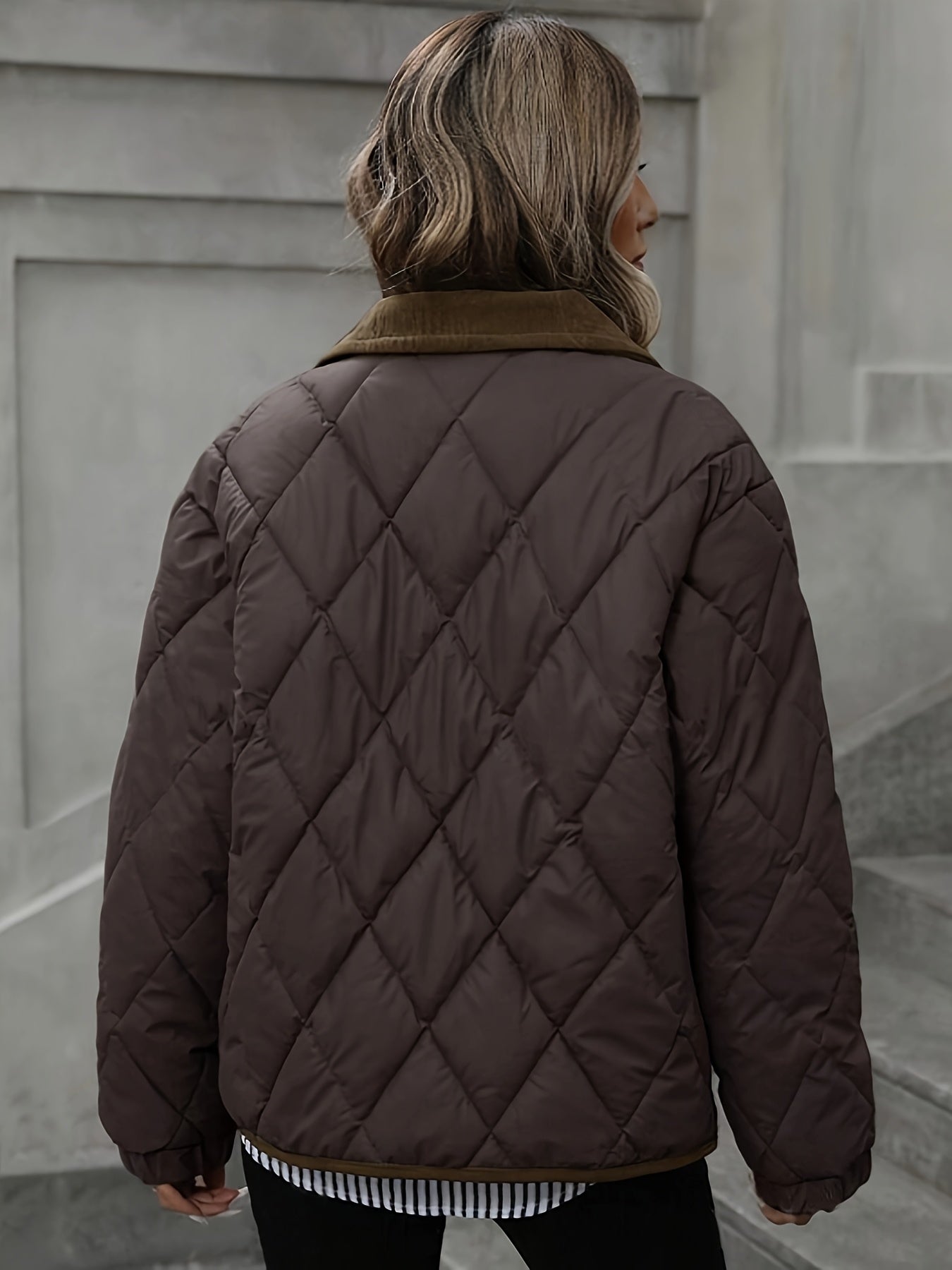 Yalitza Jas | Herfst Gewatteerde Casual Jas