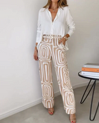 Dames Comfortabele Twee Delige Set